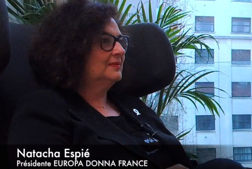 [VIDÉO] Entretien avec Natacha ESPIE - présidente EUROPA DONNA FRANCE