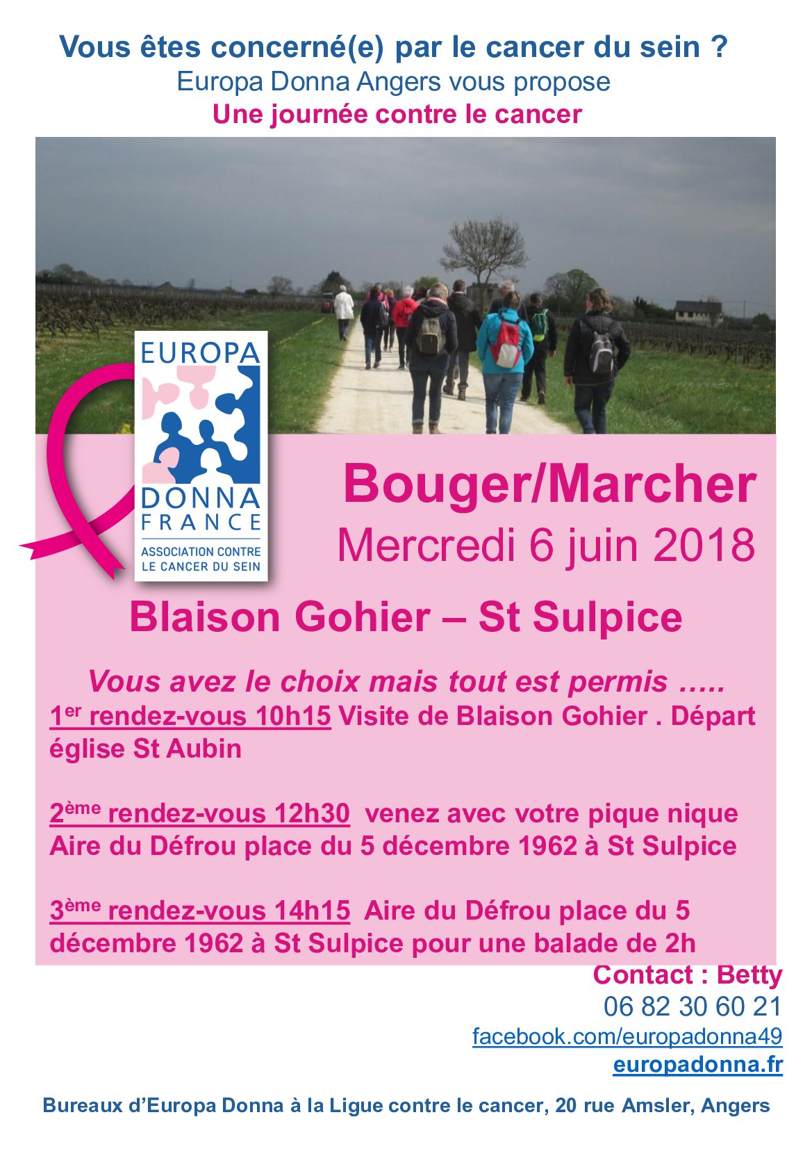 Bouger Marcher à St Sulpice 49320