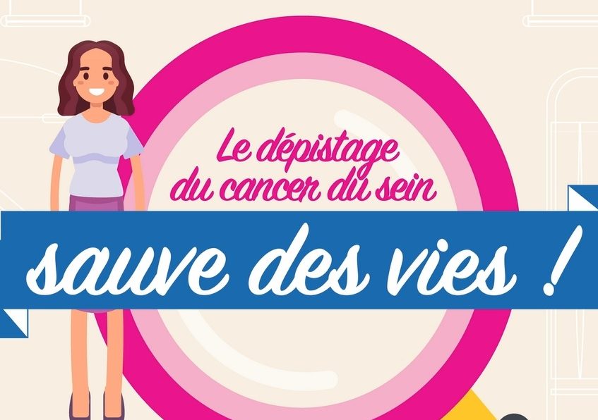 Le dépistage du cancer du sein sauve des vies !