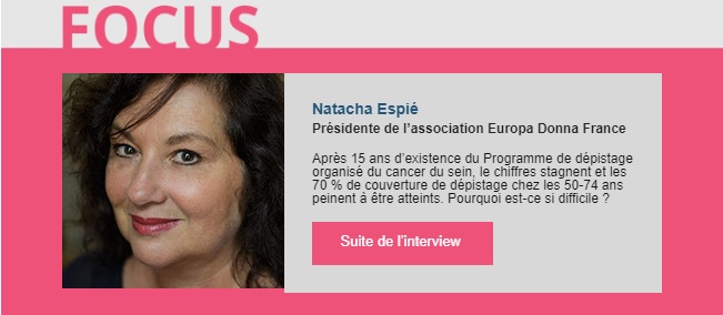 Fil Rose - Interview Natacha Espié, Présidente d'Europa Donna France