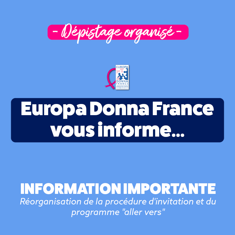 Information importante - dépistage organisé