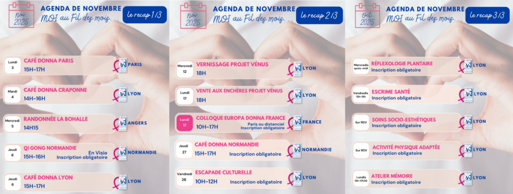 Agenda novembre 2025