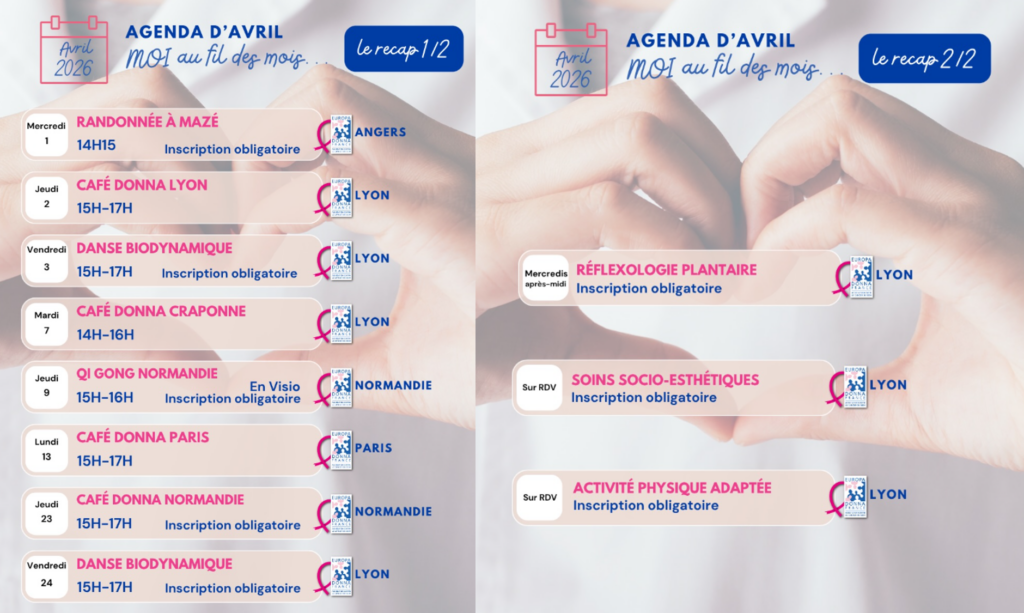 Agenda Avril 2026